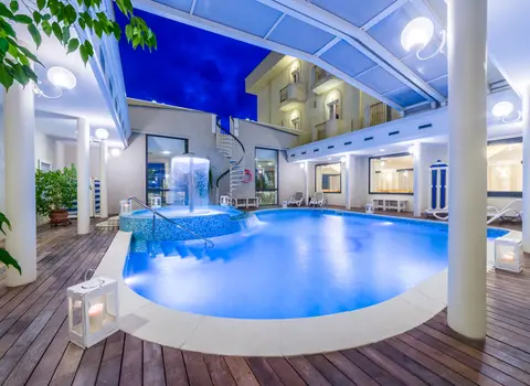 heated swimming pool